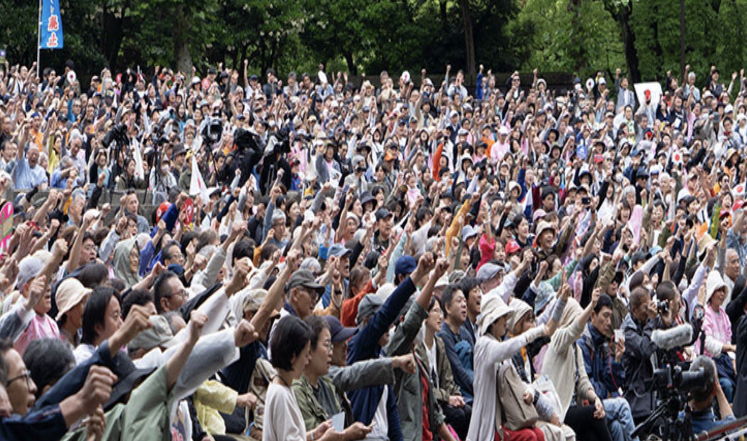 国民大集会の様子